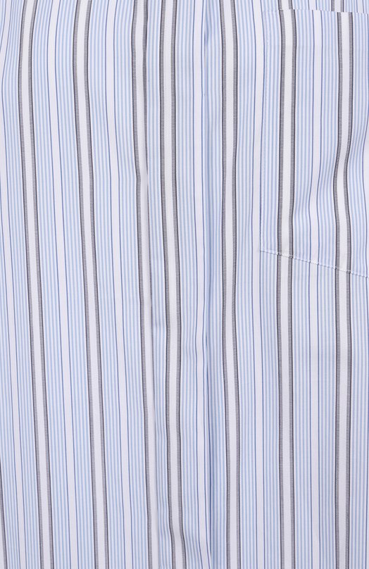 Хлопковая рубашка Dice Kayek SS25C633 Голубой  SS25C633 Фото 6