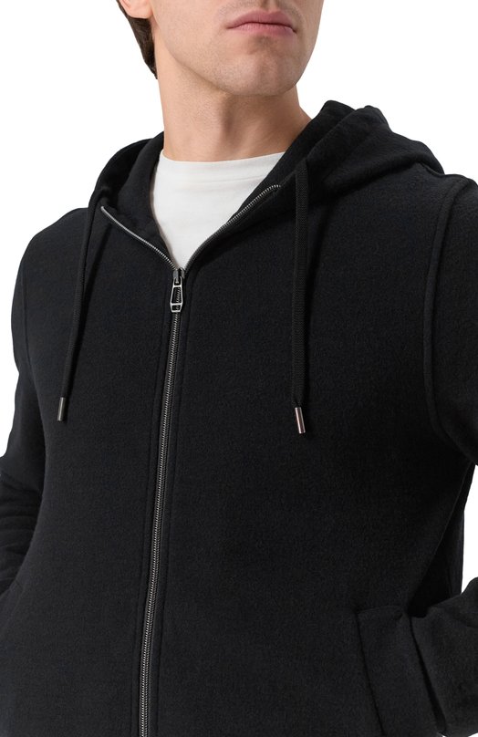Толстовка из хлопка и шерсти MVST 17M416/TF00 Чёрный  17M416/TF00 Фото 5