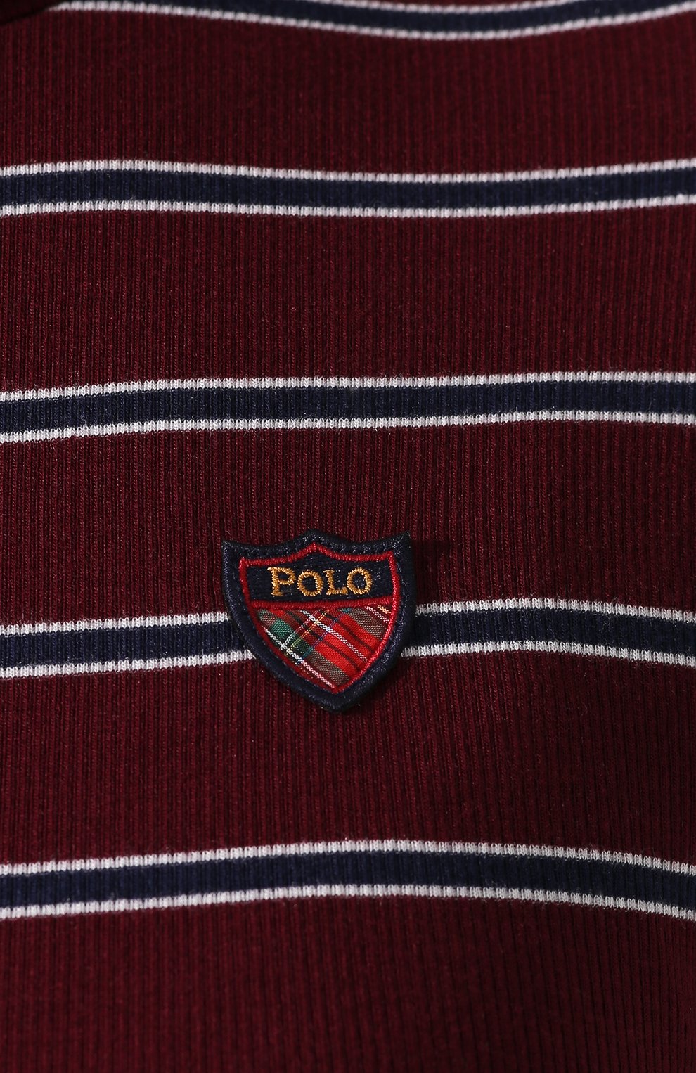 Водолазка в полоску POLO RALPH LAUREN бордового цвета по цене 7795 руб., арт. 211765391, фото 5 Водолазка в полоску POLO RALPH LAUREN, арт. 211765391, фото 5