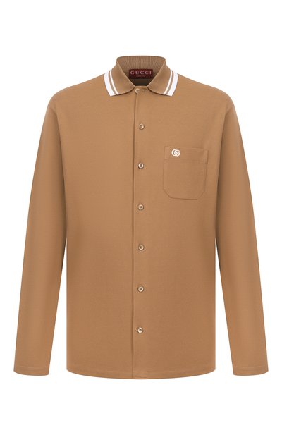 Мужская хлопковая рубашка GUCCI, арт. 815513/XJG16