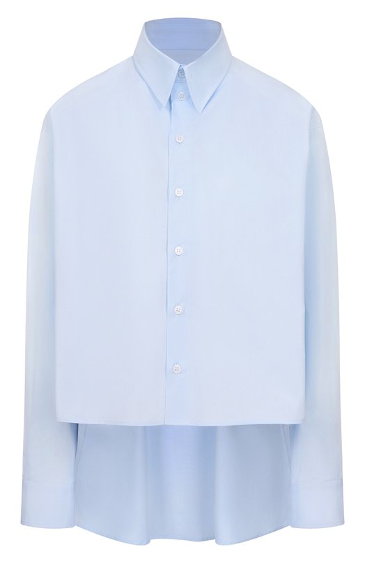 Хлопковая рубашка MM6 S52DT0064/M35480 Голубой S52DT0064/M35480
