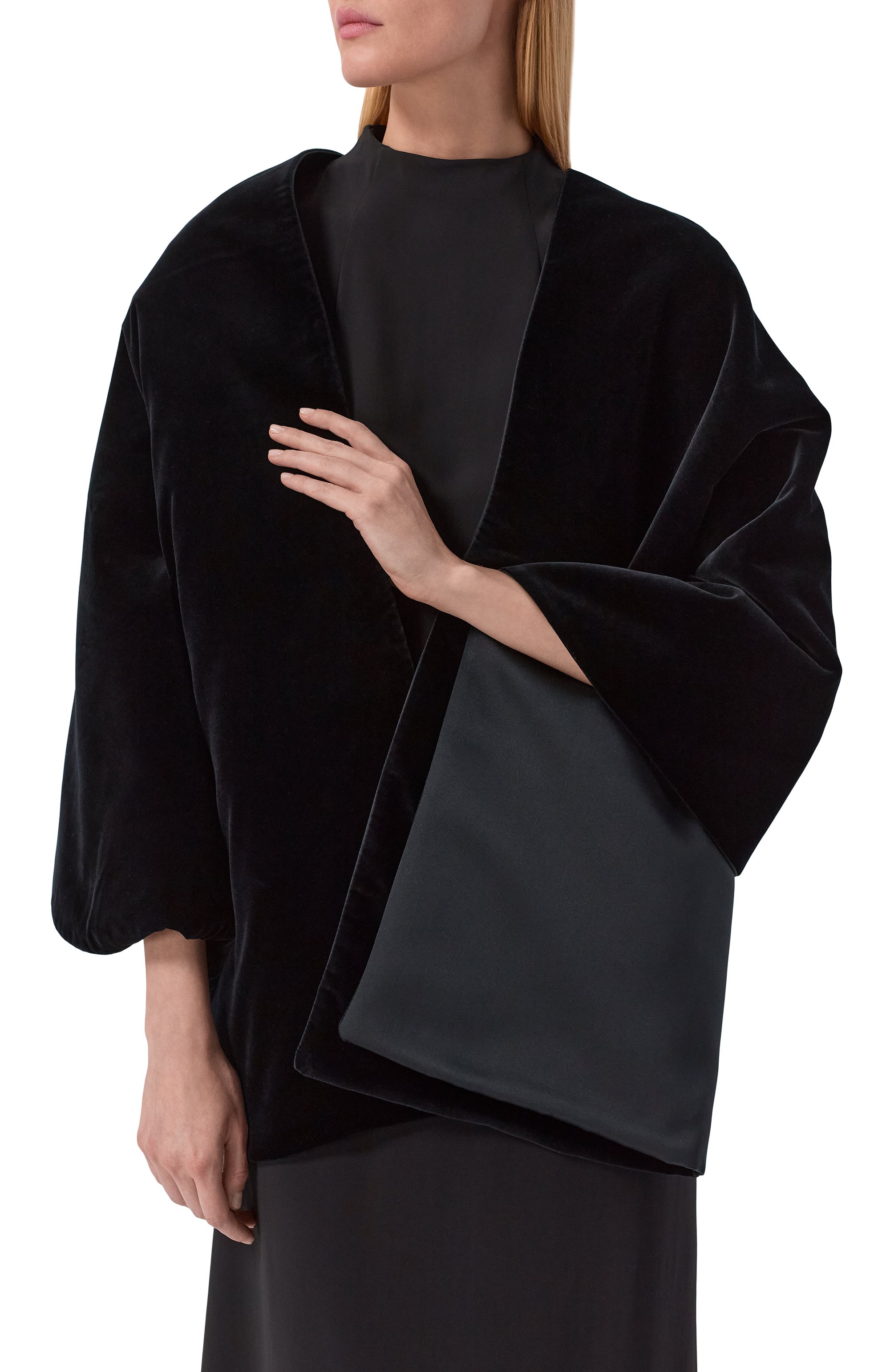 Бархатная шаль MAX MARA STUDIO, арт. SMIRNE_001, фото 2