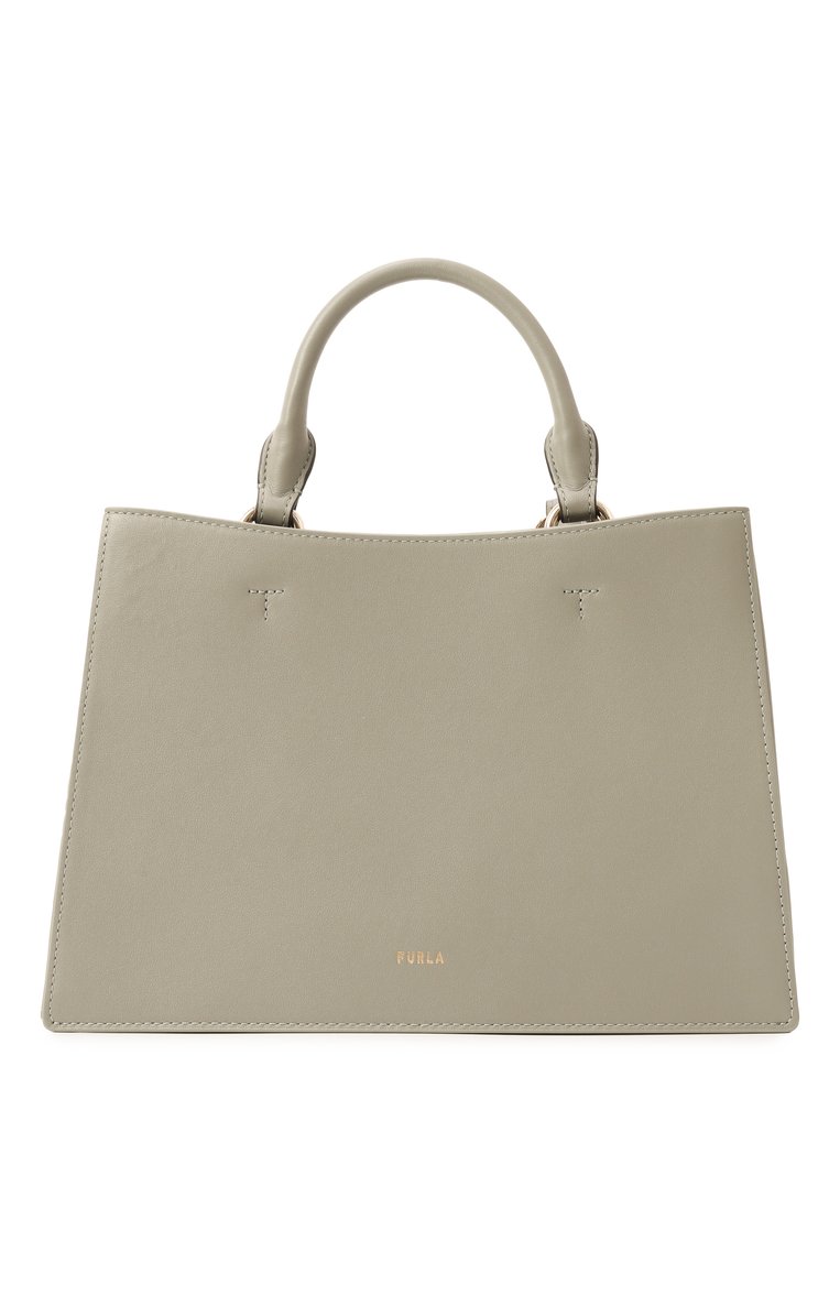 Женская сумка furla nuvola FURLA светло-зеленого цвета, арт. WB01336/BX2045 | Фото 6 (Размер: medium; Материал: Натуральная кожа; Ремень/цепочка: На ремешке)