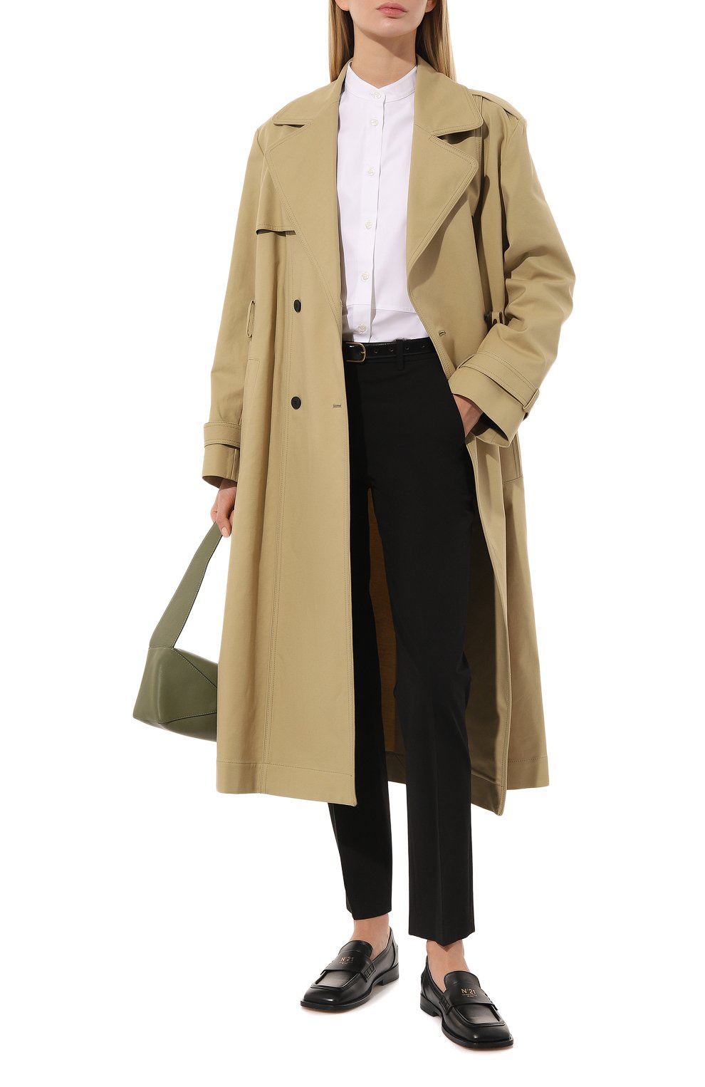 Хлопковая рубашка EMPORIO ARMANI белого цвета по цене 47500 руб., арт. 8N2C69/2N8YZ, фото 2 Хлопковая рубашка EMPORIO ARMANI, арт. 8N2C69/2N8YZ, фото 2