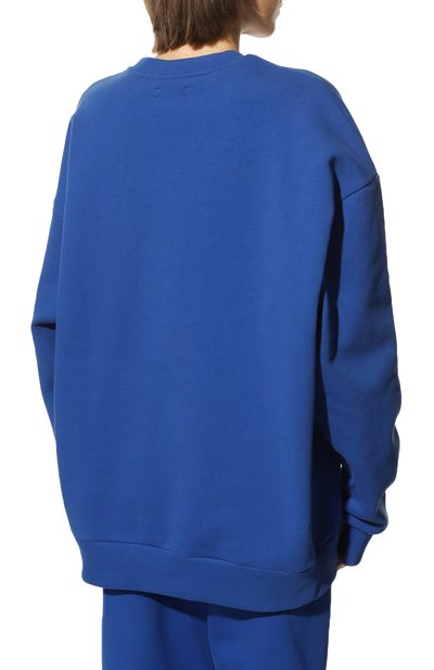Хлопковый свитшот PANGAIA синего цвета по цене 19100 руб., арт. 365 Signature Sweatshirt, фото 4 Хлопковый свитшот PANGAIA, арт. 365 Signature Sweatshirt, фото 4