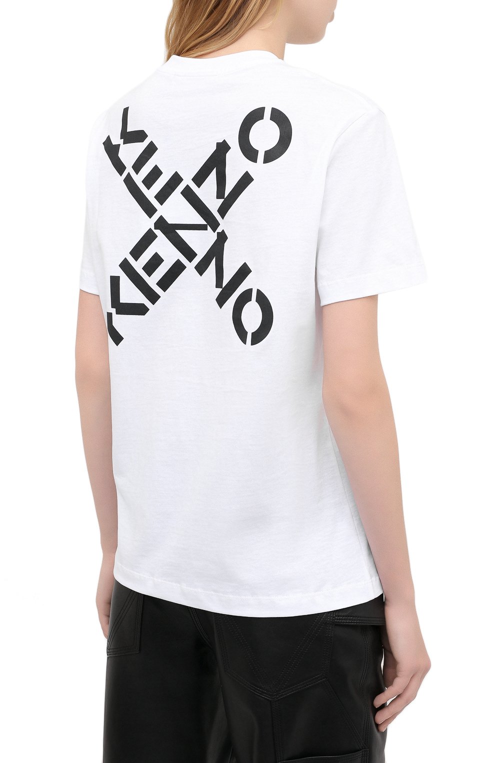 Хлопковая футболка kenzo sport KENZO, арт. FA62TS9104SJ, фото 4