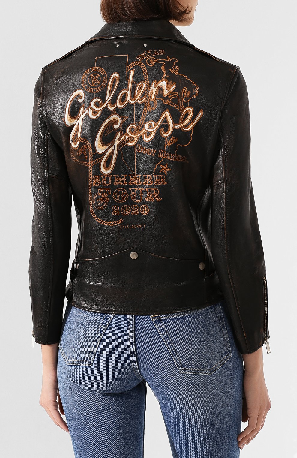 Кожаная куртка GOLDEN GOOSE DELUXE BRAND, арт. G36WP036.A4, фото 4