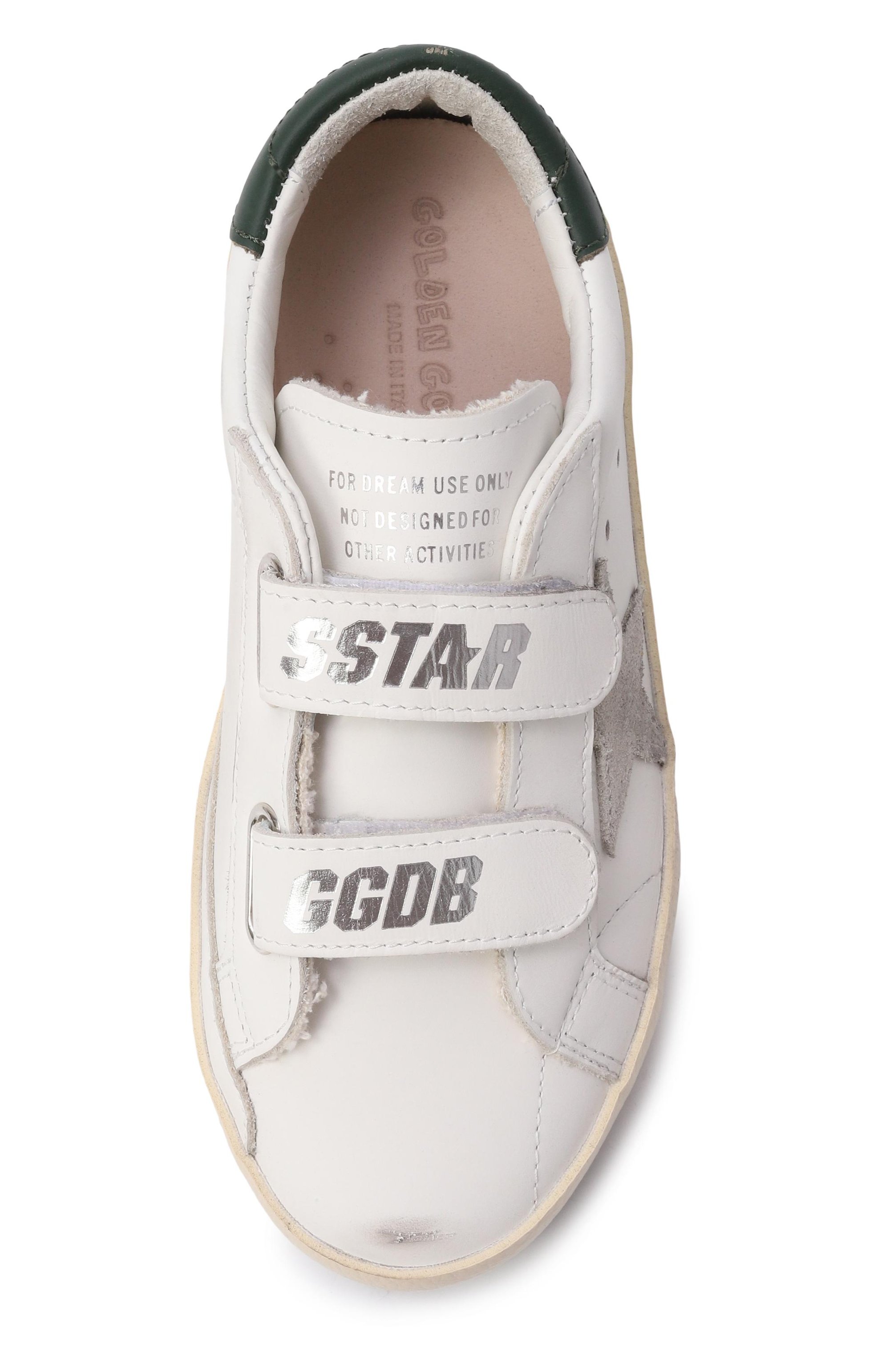 Кожаные кеды old school GOLDEN GOOSE DELUXE BRAND, арт. GTF00177.F008042, фото 4