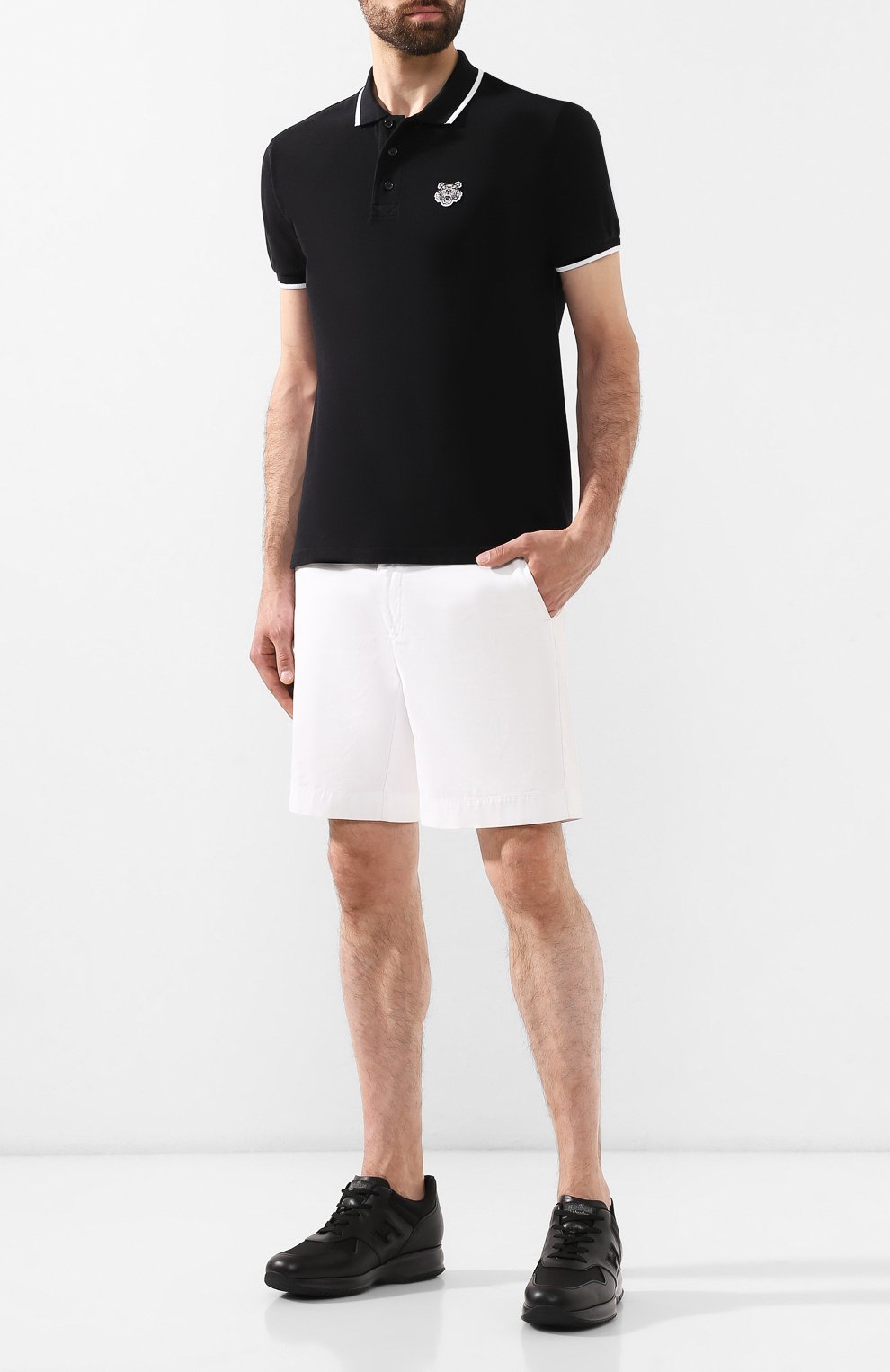 Кожаные кроссовки HOGAN, арт. HXM00N0Y720JCE, фото 2