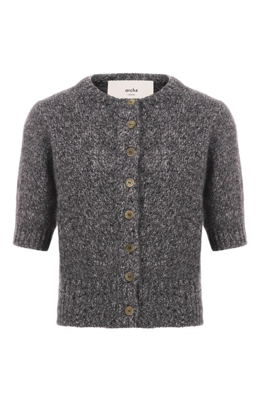 Кардиган из кашемира и шелка arch4 KNCD2594C Серый KNCD2594C