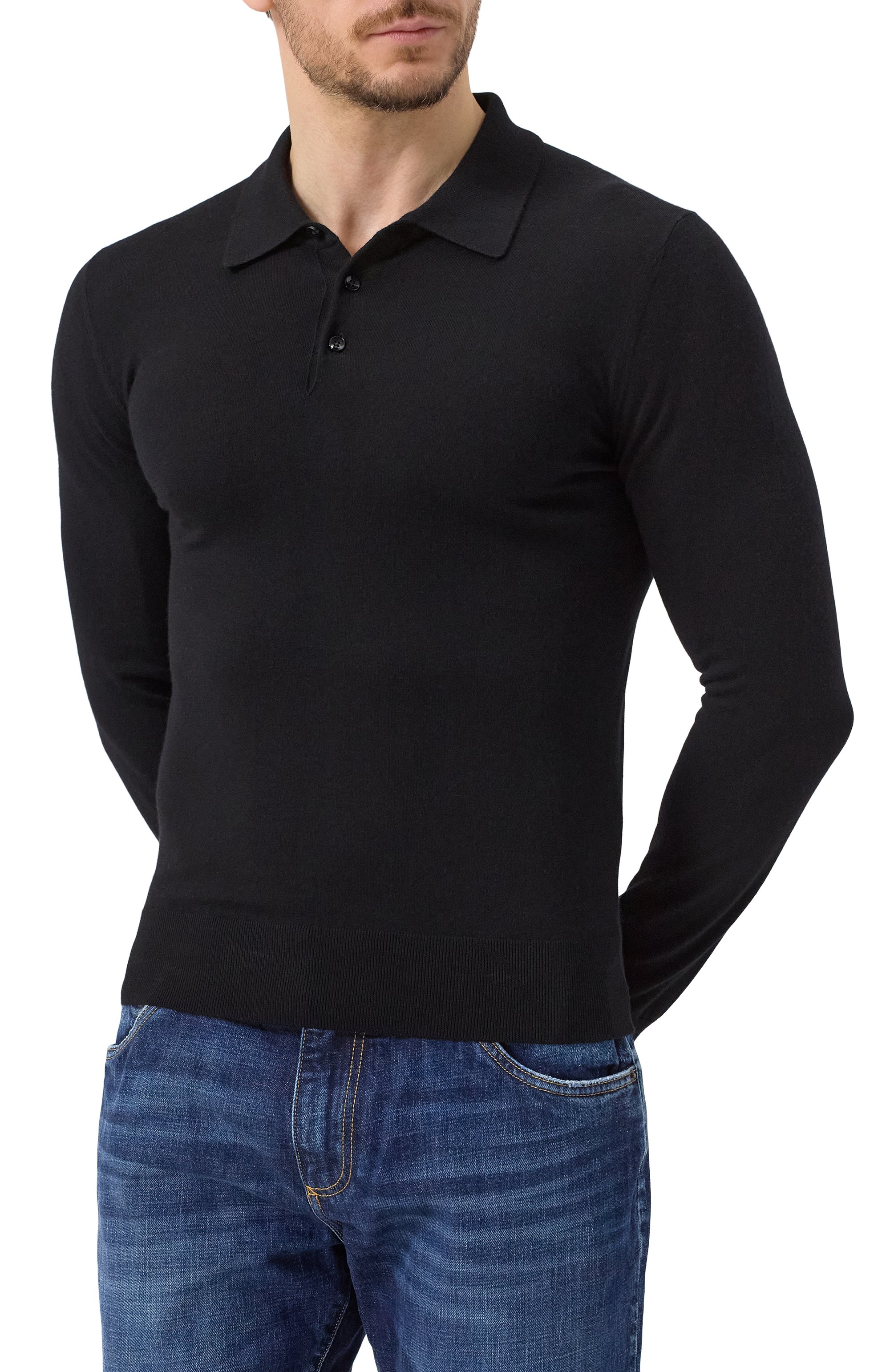 Шерстяное поло DOLCE & GABBANA, арт. GXZ25T/JCVZS, фото 3