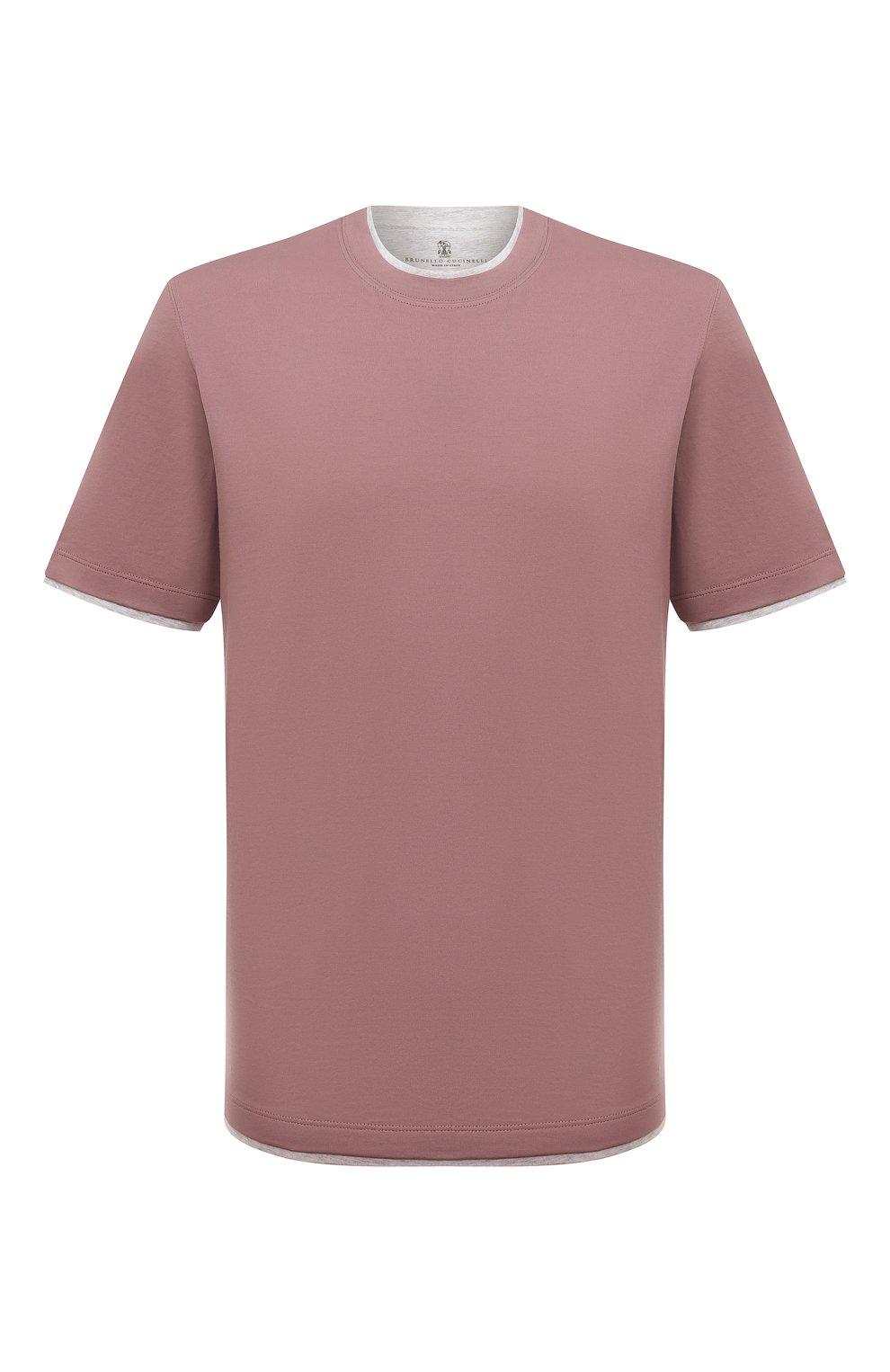 Хлопковая футболка BRUNELLO CUCINELLI, арт. M0B137427, фото 1