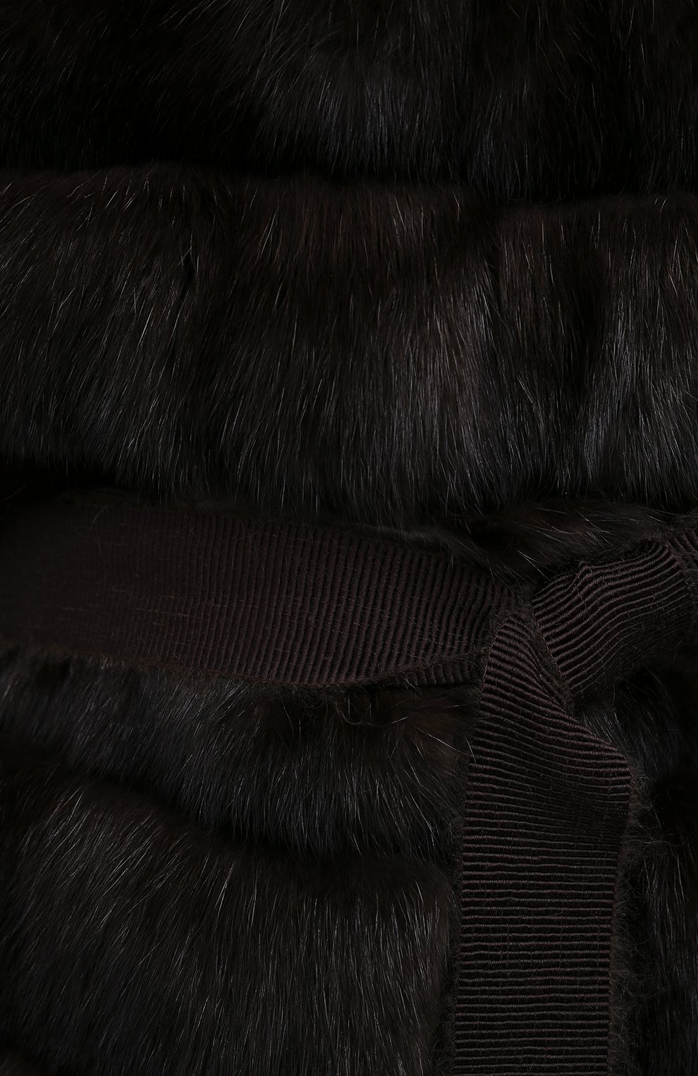 Шуба из меха соболя KITON темно-коричневого цвета по цене 5570000 руб., арт. D50584X04R72, фото 5 Шуба из меха соболя KITON, арт. D50584X04R72, фото 5