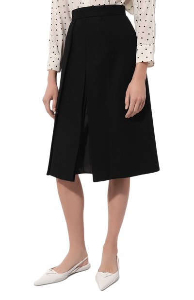 Юбка из шерсти и кашемира PRADA, арт. P112T-1ZFF-F0002-212, фото 3