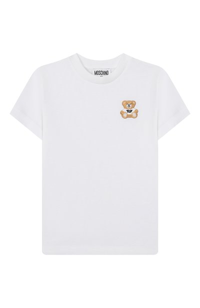Хлопковая футболка MOSCHINO, арт. H5M04K/LAA02/4-8