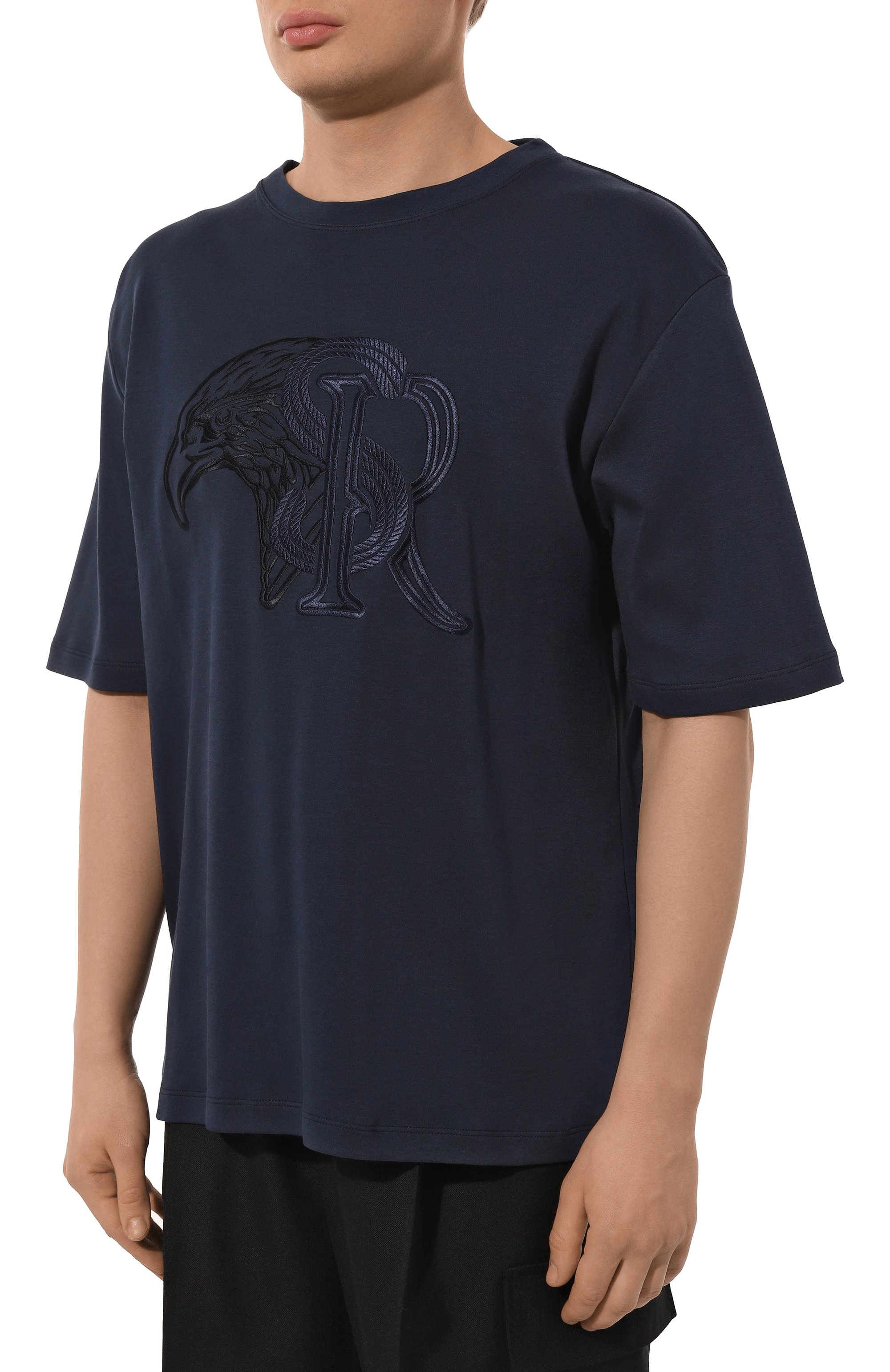 Хлопковая футболка STEFANO RICCI, арт. MNH3302660/LUXT, фото 3