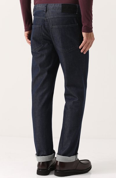 Джинсы прямого кроя из смеси хлопка и кашемира BRIONI, арт. SPL2/03D05/STELVI0, фото 4