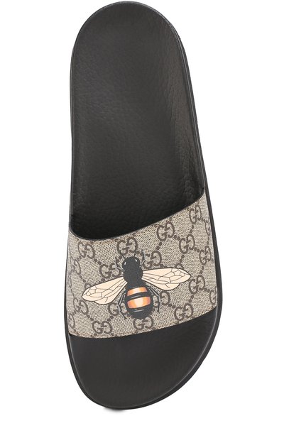 Шлепанцы на толстой подошве с принтом GUCCI, арт. 456243/K5V00, фото 4