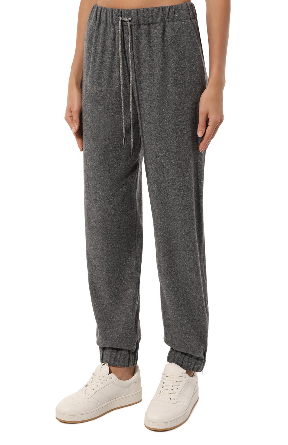 Джоггеры из шерсти и шелка ANTONELLI FIRENZE, арт. M8204/883C, фото 3