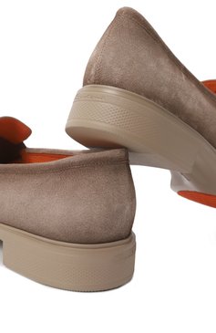 Мужские замшевые лоферы easy on SANTONI бежевого цвета, арт. MGEG18964TAUXGEX | Фото 7 (Нос: Не проставлено; Материал внешний: Натуральная кожа, Замша; Материал внутренний: Натуральная кожа; Материал сплава: Проставлено; Стили: Кэжуэл)