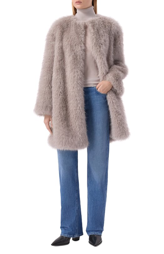 Шуба Max Mara Studio ER0S Серый  ER0S Фото 2