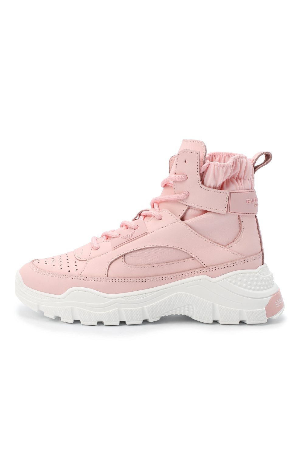 Высокие кожаные кроссовки EMPORIO ARMANI, арт. XYZ002/X0I39/35-40, фото 2