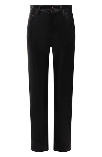Женские кожаные брюки ACNE STUDIOS, арт. AK0435