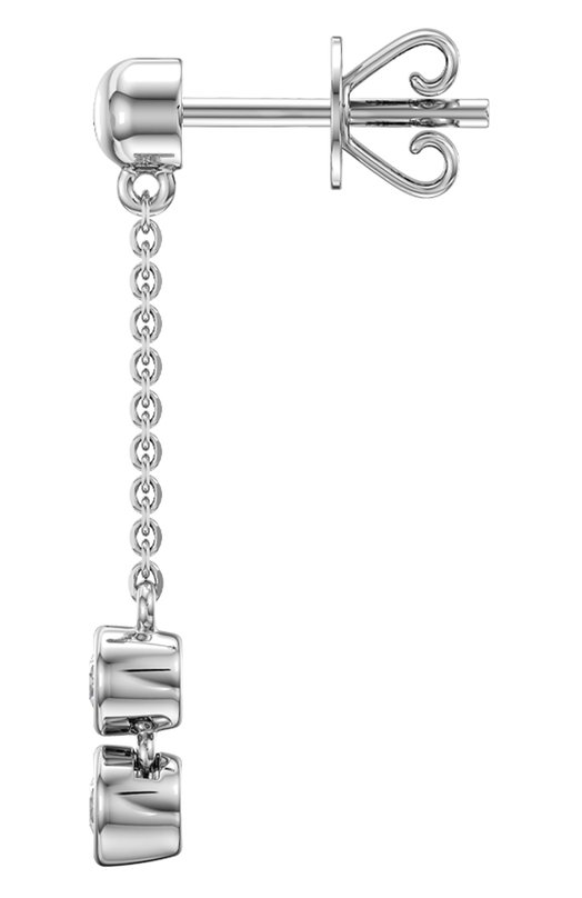 Серьга Serendipity EJE0019W Бесцветный  EJE0019W Фото 3