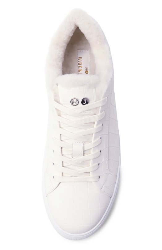 Кожаные кеды Essence Hide and Jack T0SLWHTWHT Белый  T0SLWHTWHT Фото 6