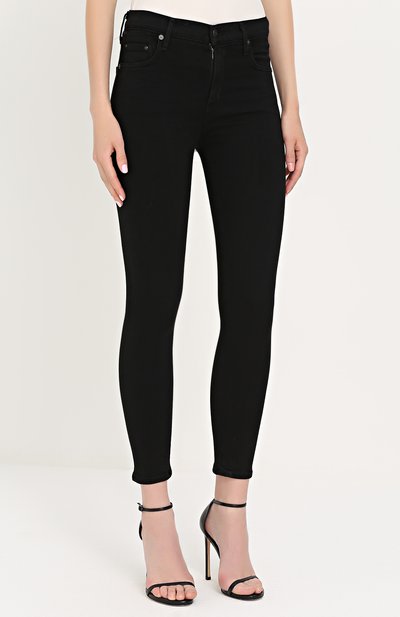 Укороченные джинсы-скинни CITIZENS OF HUMANITY черного цвета по цене 35000 руб., арт. 1487C-688, фото 3 Укороченные джинсы-скинни CITIZENS OF HUMANITY, арт. 1487C-688, фото 3