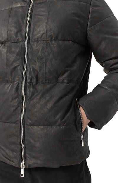 Кожаный пуховик GIORGIO BRATO, арт. GU26F14090NAPSTM, фото 5