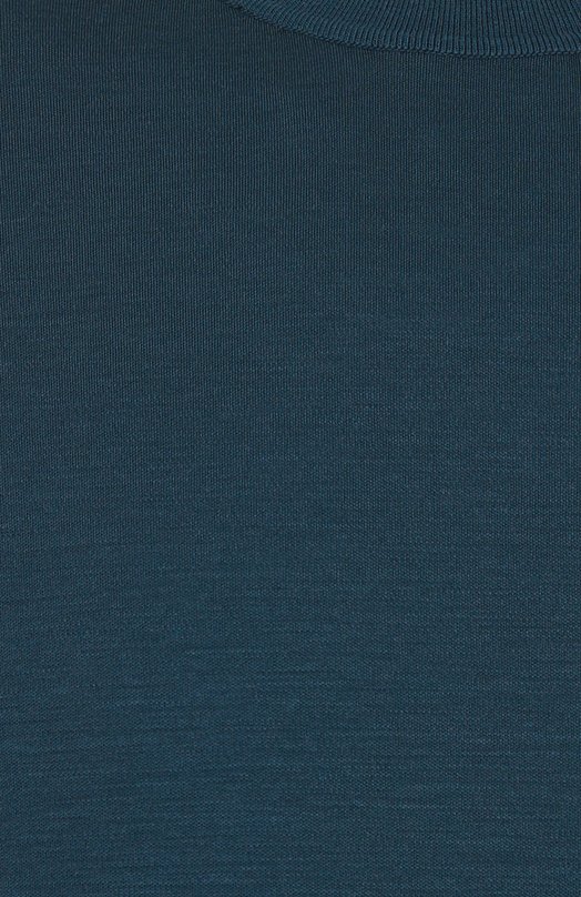 Шерстяная футболка Zegna FCT706/UF328A9 Синий  FCT706/UF328A9 Фото 6