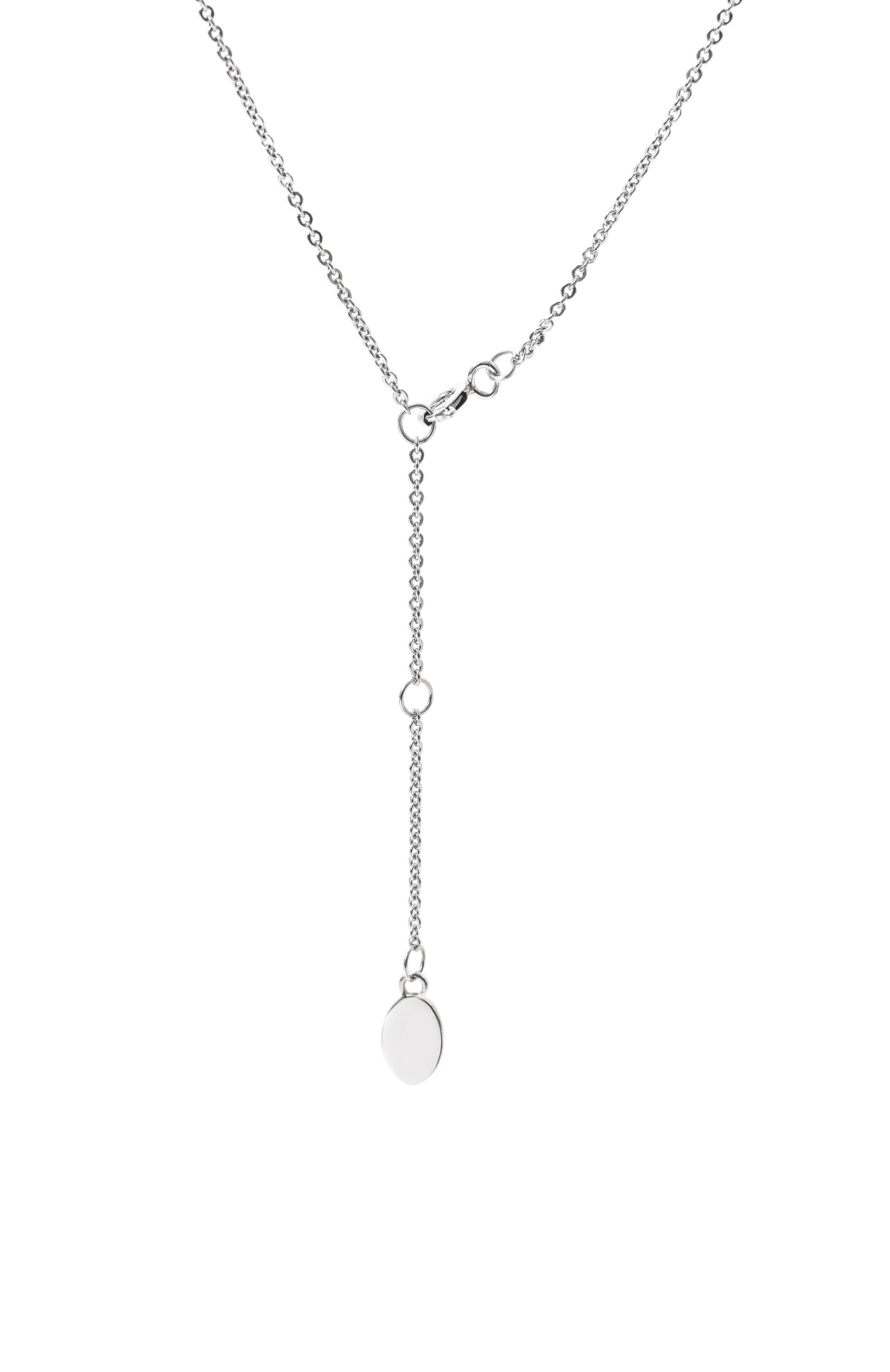 Колье parachute BLUEJAY серебряного цвета по цене 25080 руб., арт. BJS-PRC, фото 4 Колье parachute BLUEJAY, арт. BJS-PRC, фото 4