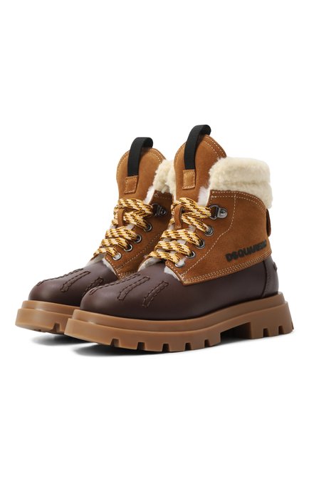 Кожаные ботинки DSQUARED2, арт. 81535/28-35