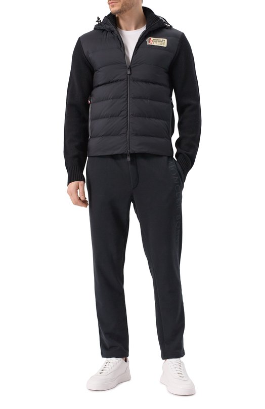 Комбинированный кардиган Moncler Grenoble 9B000-15-M1122 Чёрный  9B000-15-M1122 Фото 2