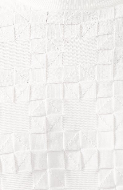 Хлопковый джемпер FIORONI белого цвета по цене 49900 руб., арт. M18210A1, фото 5 Хлопковый джемпер FIORONI, арт. M18210A1, фото 5