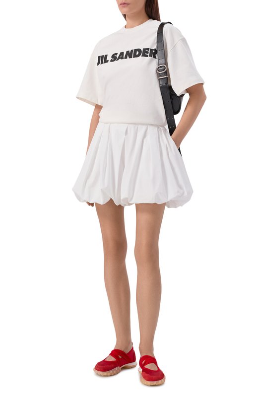 Текстильные кроссовки Jil Sander J15WS0039/P7607 Красный  J15WS0039/P7607 Фото 3