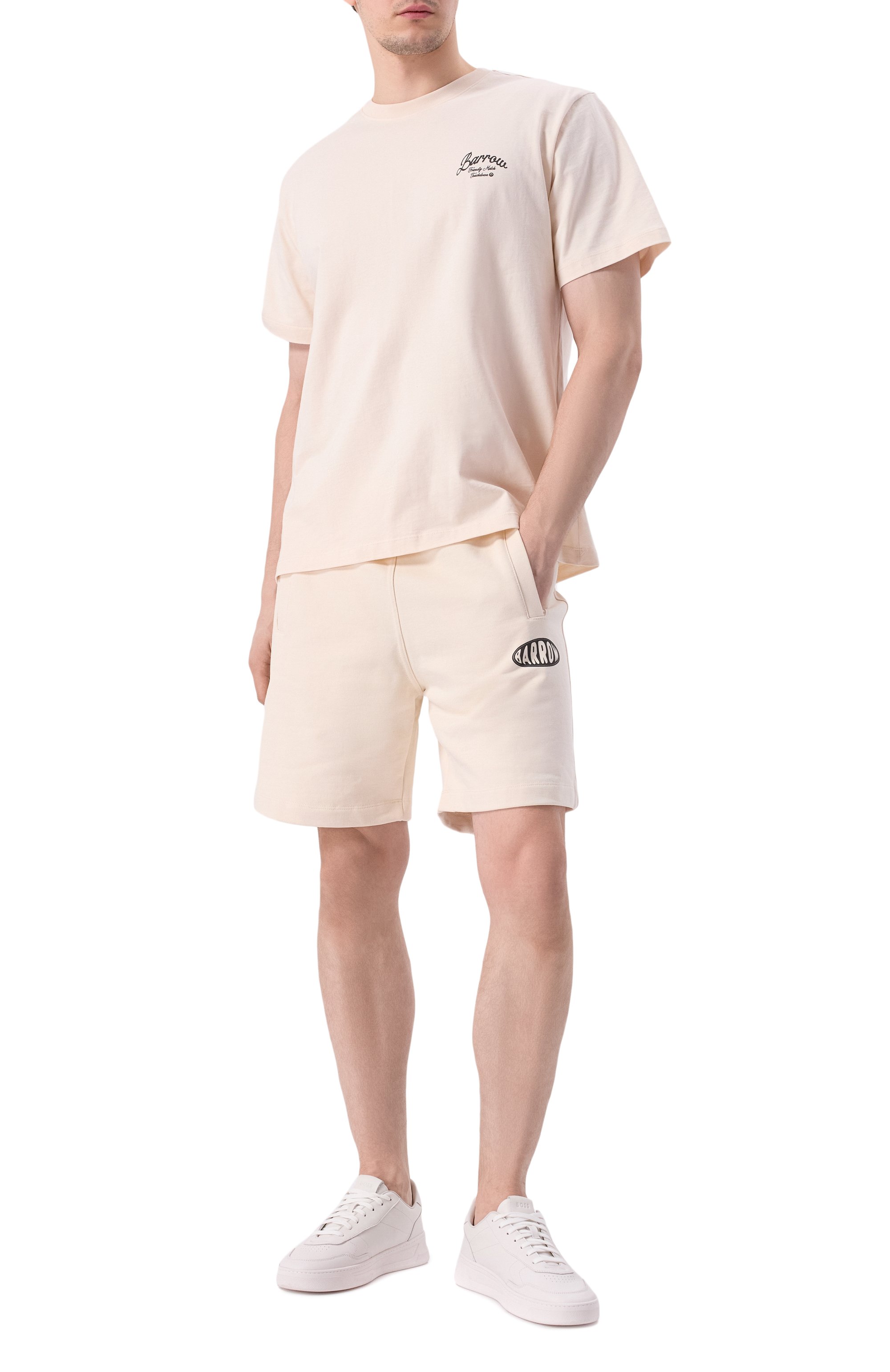 Хлопковые шорты BARROW, арт. S5BWMABE064, фото 2