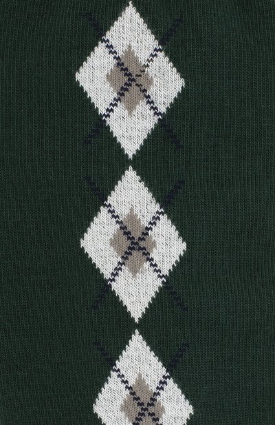 Хлопковые гольфы LA PERLA зеленого цвета по цене 2420 руб., арт. 47174H/7-8, фото 2 Хлопковые гольфы LA PERLA, арт. 47174H/7-8, фото 2