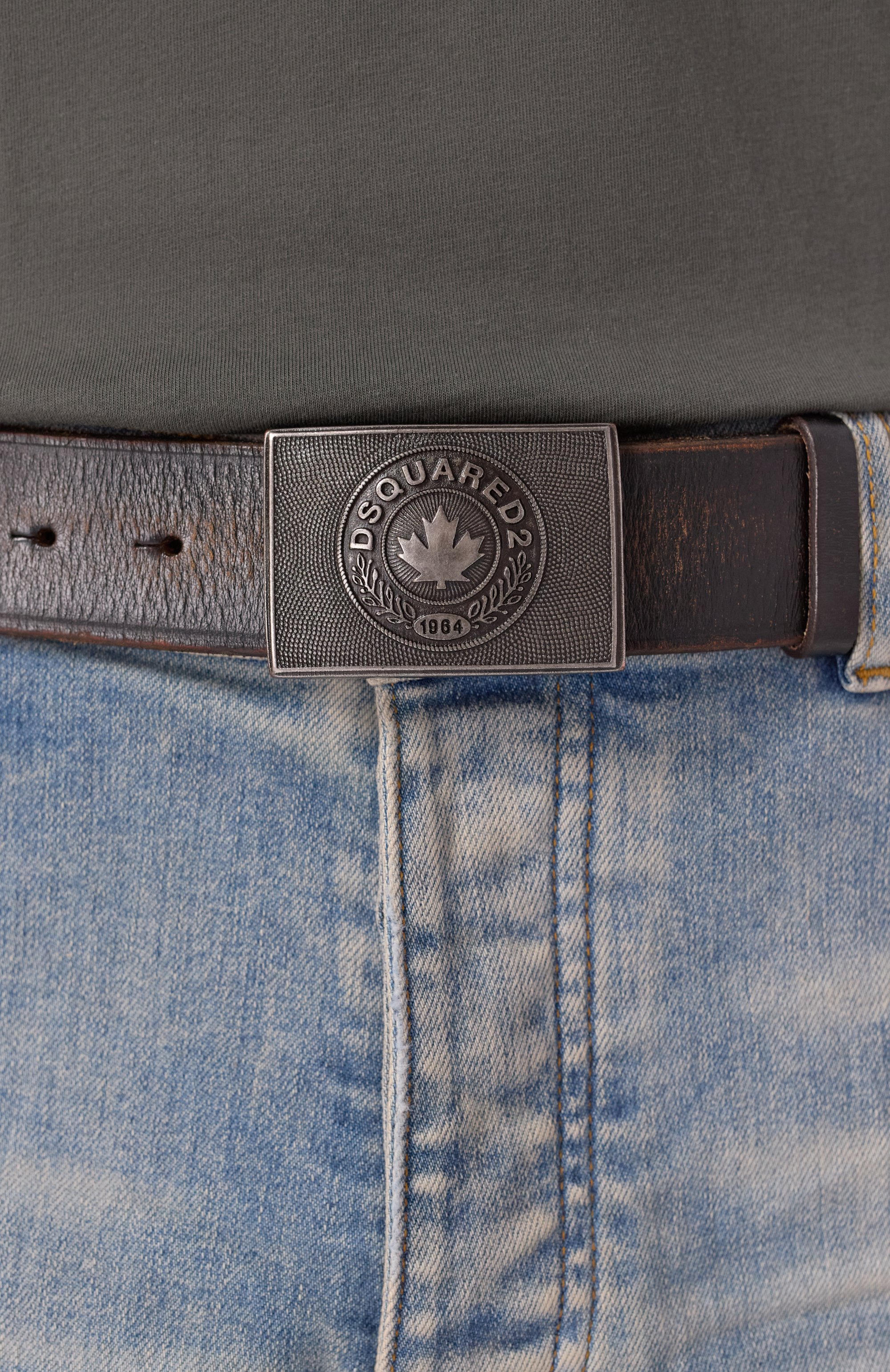 Кожаный ремень DSQUARED2, арт. BEM0637/01502402, фото 2