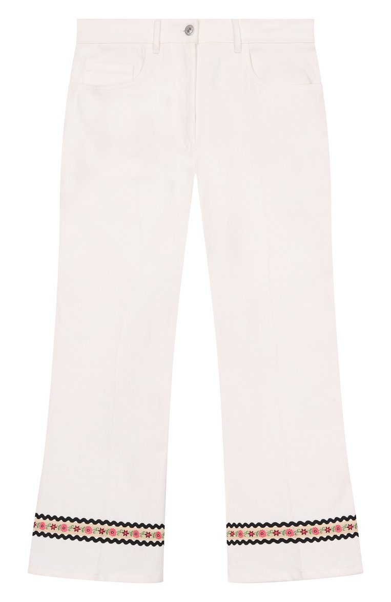 Хлопковые брюки MIU MIU, арт. MP1345-1MHQ-F0009, фото 1