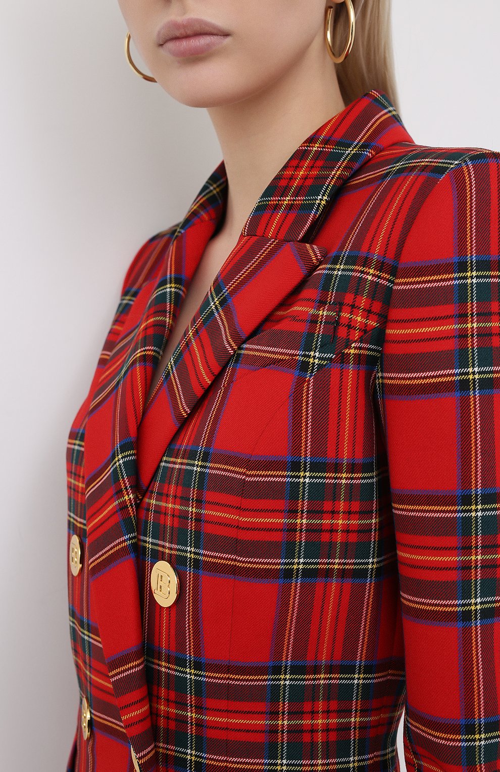 Шерстяное платье BALMAIN, арт. UF16222/W085, фото 5