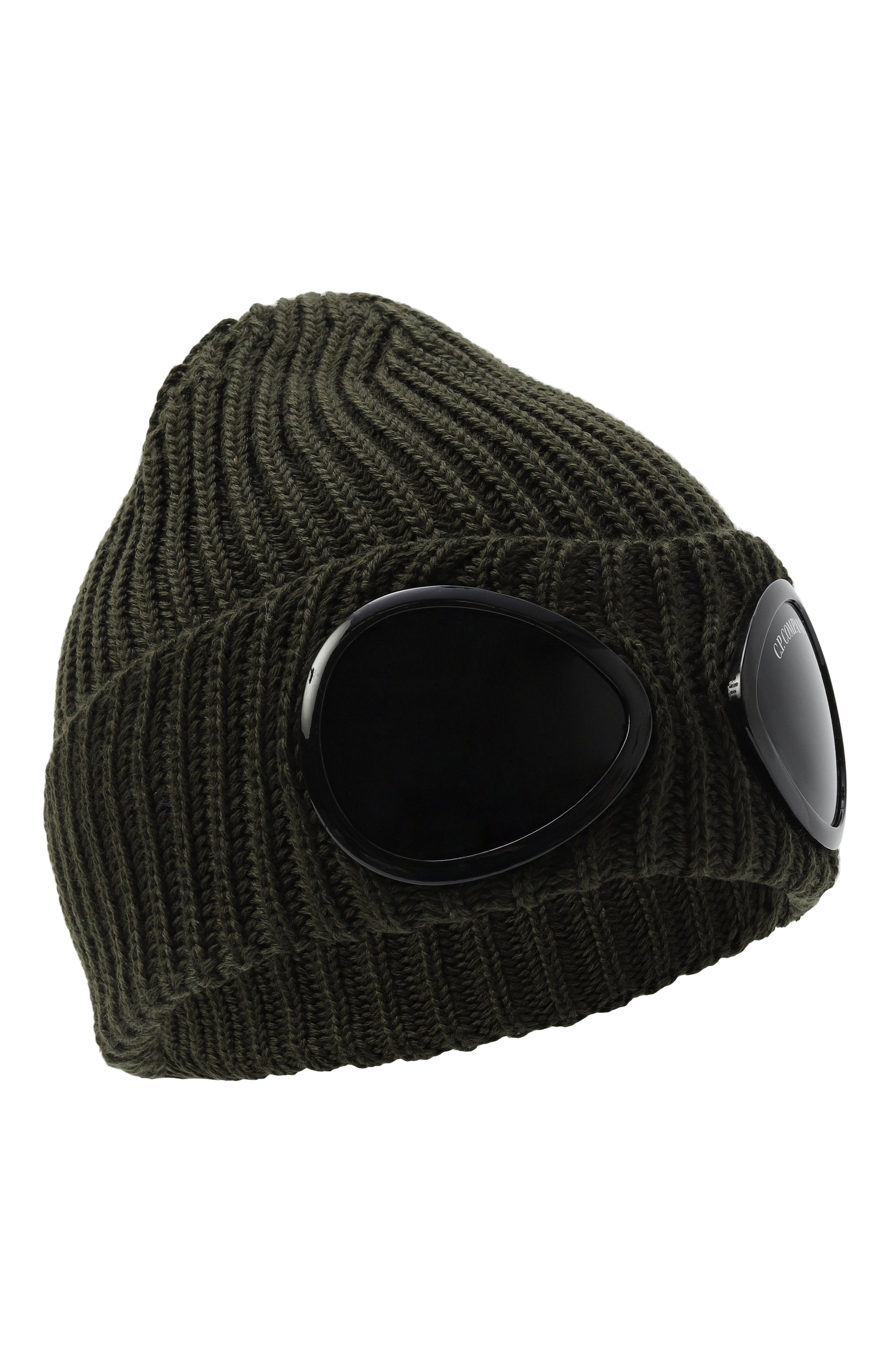 Шерстяная шапка C.P. COMPANY хаки цвета по цене 19700 руб., арт. RFCMAC742A005509A, фото 1 Шерстяная шапка C.P. COMPANY, арт. RFCMAC742A005509A, фото 1