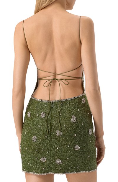 Платье с отделкой бисером GIUSEPPE DI MORABITO, арт. 04SSDR463 04468, фото 4