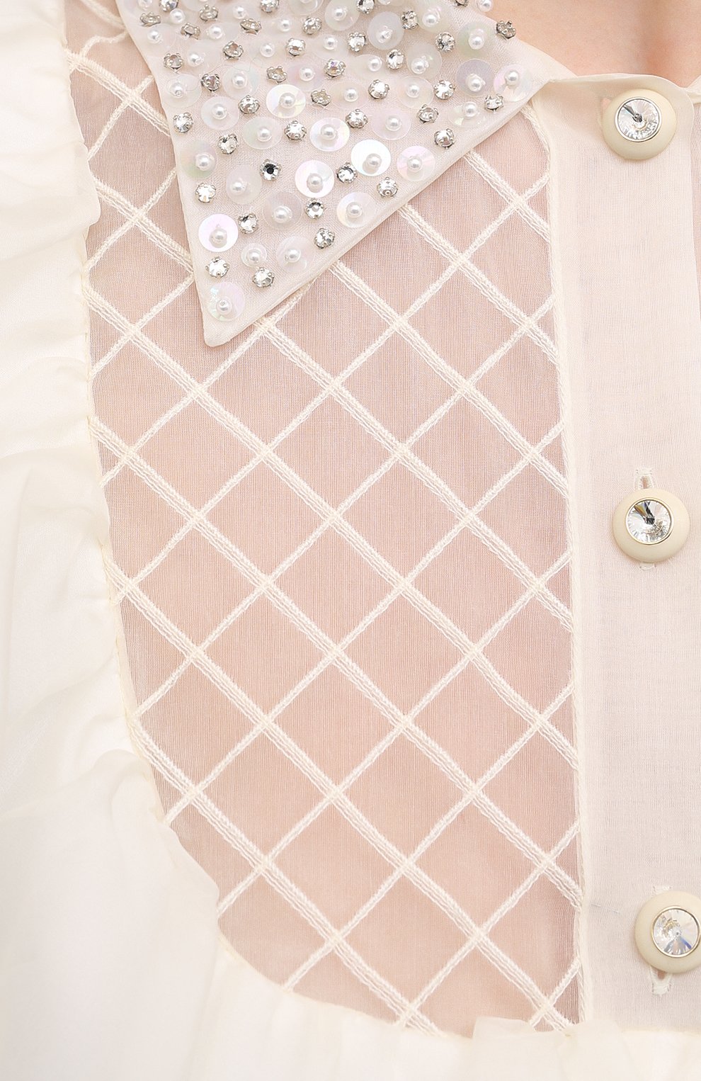 Платье из шелка и вискозы MIU MIU, арт. MF3858-1E4D-F0K74, фото 5