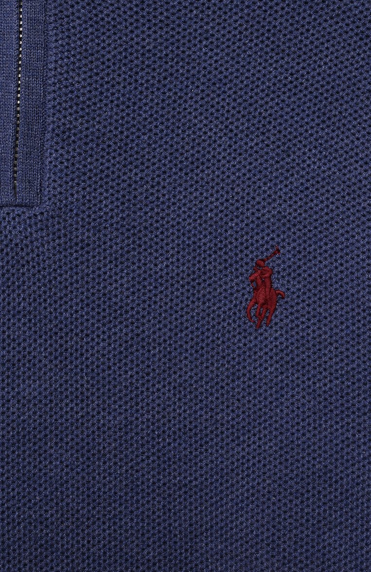 Детский хлопковый свитер POLO RALPH LAUREN синего цвета, арт. 323850965 | Фото 3 (Материал внешний: Хлопок; Рукава: Длинные; Мальчики Кросс-КТ: Свитер-одежда; Ростовка одежда: 13 - 15 лет | 158 см, 10 - 11 лет | 140 - 146см, 9 лет | 134 см, 16 лет | 164 см)