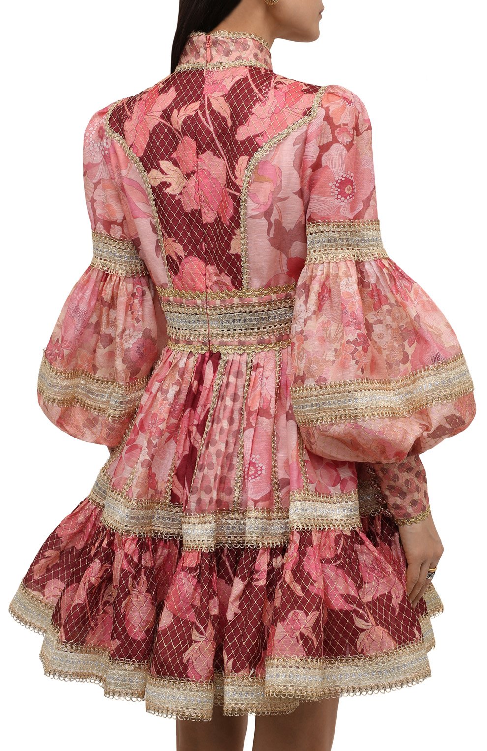 Платье изо льна и ш елка ZIMMERMANN, арт. 1963DC0N, фото 4