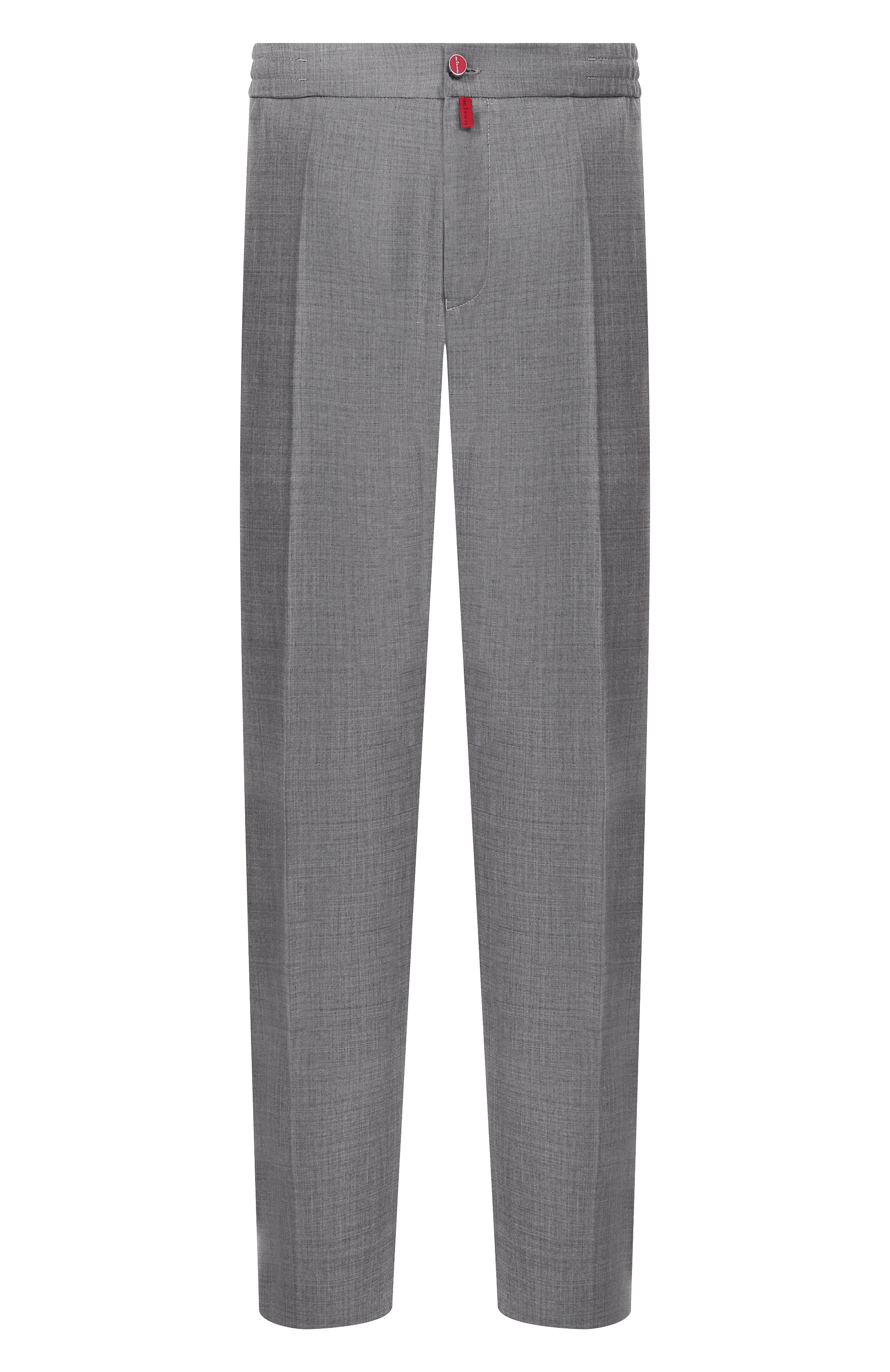 Шерстяные брюки KITON серого цвета по цене 232000 руб., арт. UPLACRK0123G01, фото 1 Шерстяные брюки KITON, арт. UPLACRK0123G01, фото 1