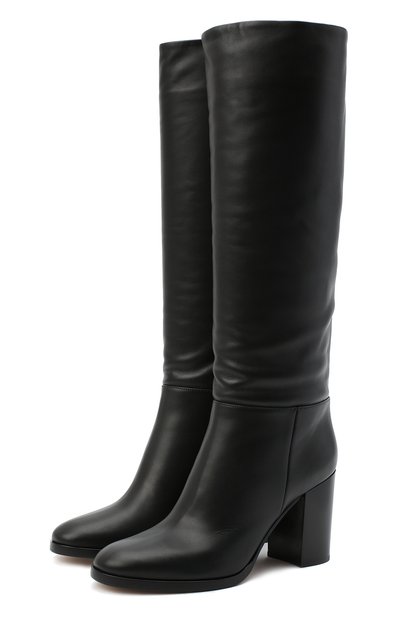 Кожаные сапоги santiago 85 GIANVITO ROSSI, арт. G80488.85CU0.VGUNENE, фото 1