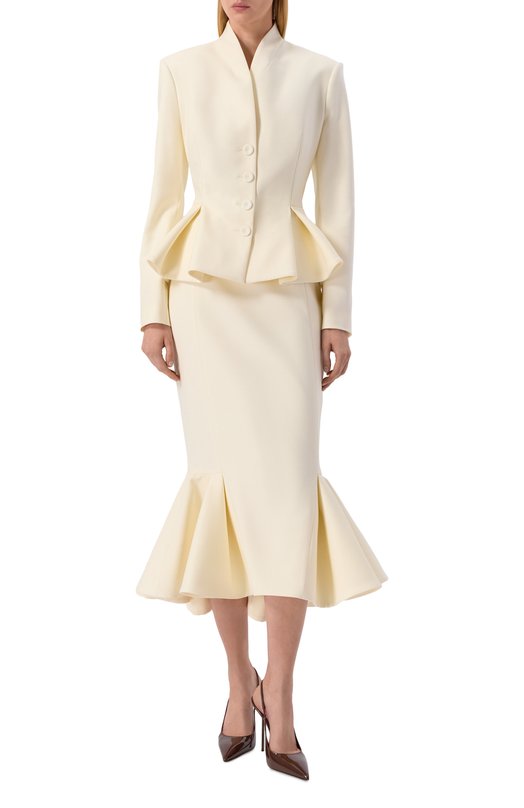 Шерстяной жакет Shervarli JA25-0020 Кремовый  JA25-0020 Фото 2